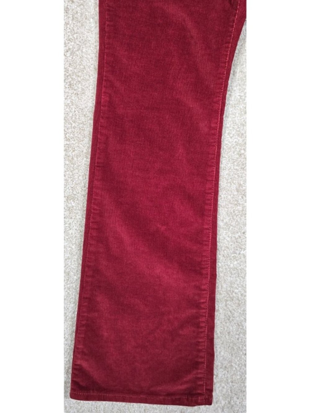 Levi's 725 Red Corduroy Stretch High Rise Bootcut Jeans Western Boho Women's 28 - Picture 5 of 16
